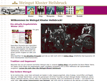 Tablet Screenshot of klosterheilsbruck.com